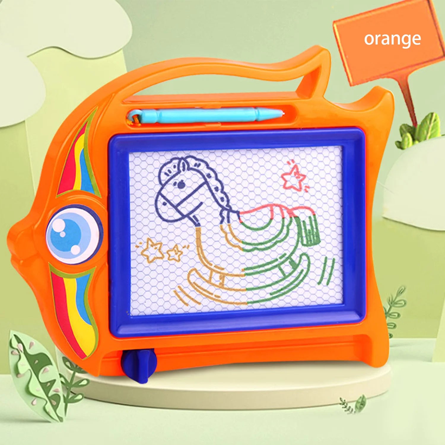 Children's colored magnetic small drawing board for early education, graffiti drawing, writing board, puzzle toy