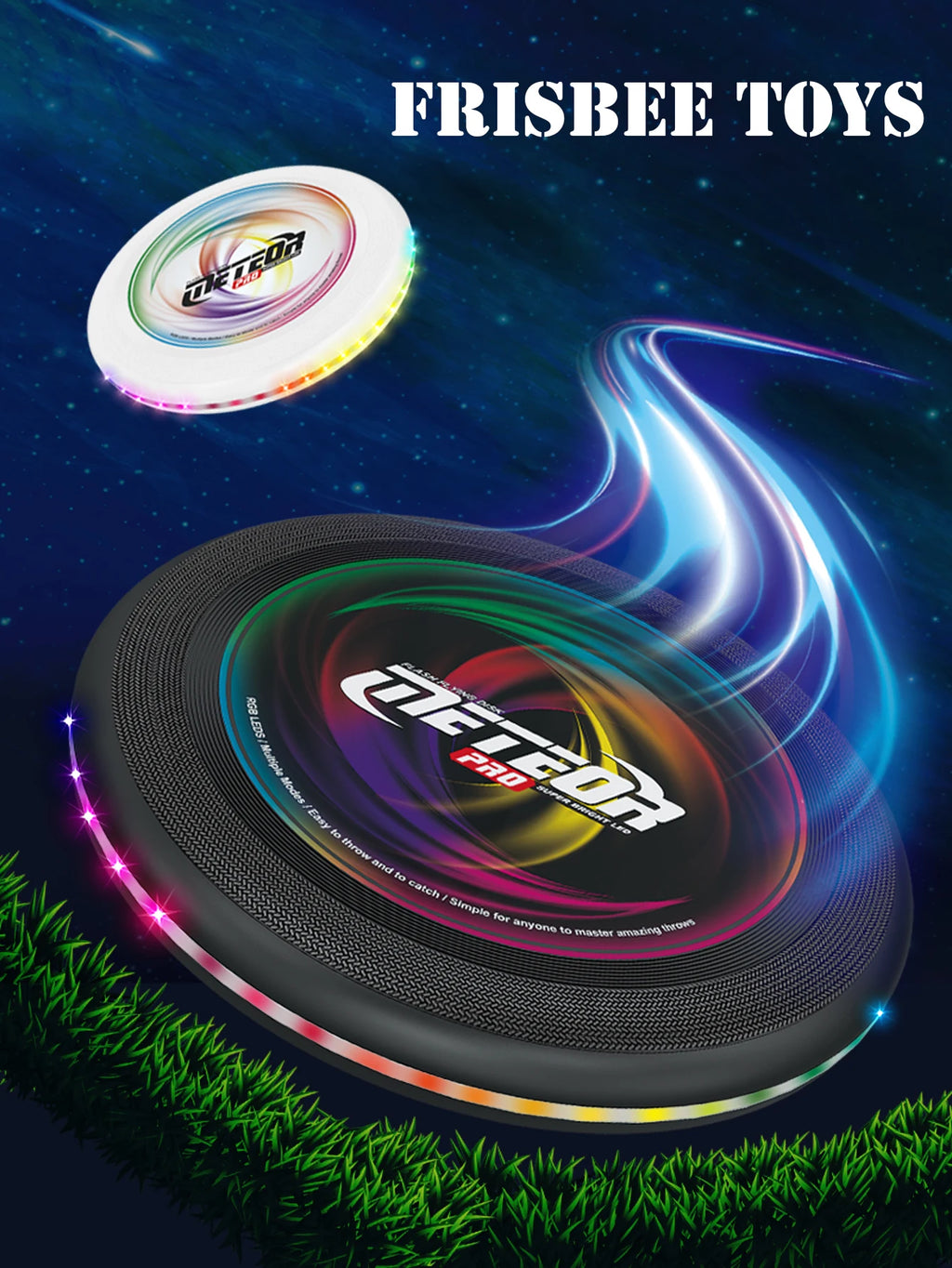 LED Flying Disc – Light-Up Outdoor Frisbee Toy for Kids