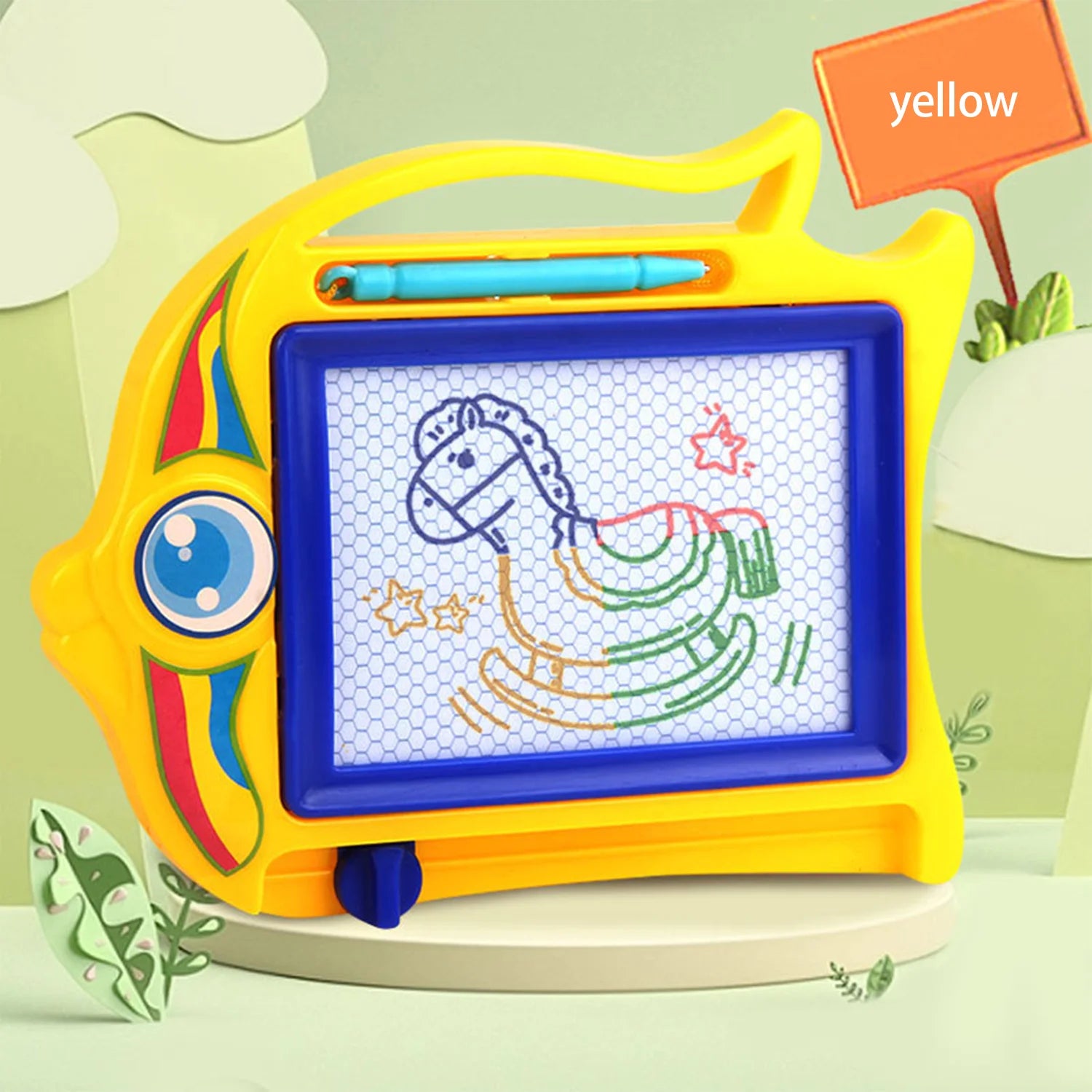 Children's colored magnetic small drawing board for early education, graffiti drawing, writing board, puzzle toy