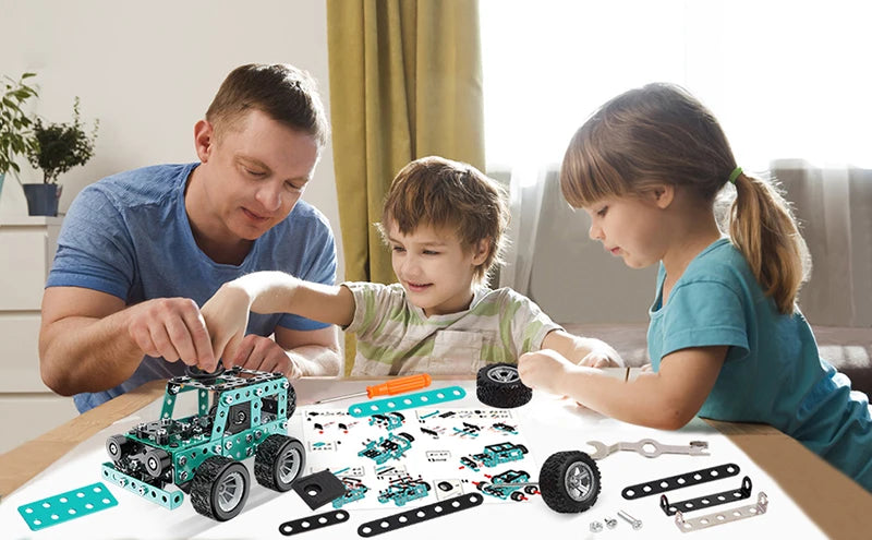 STEM Mechanical Truck Building Kit – 3D Engineering Toy for Kids
