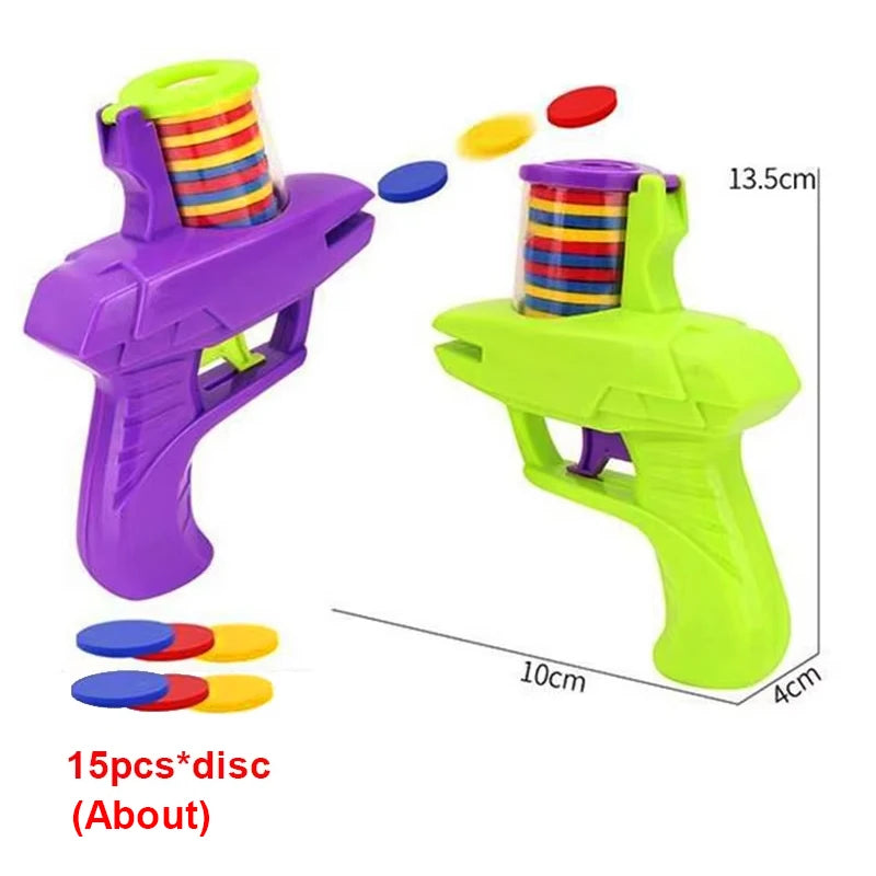 Foam Disc Launcher Toy – Outdoor Shooting Game for Kids