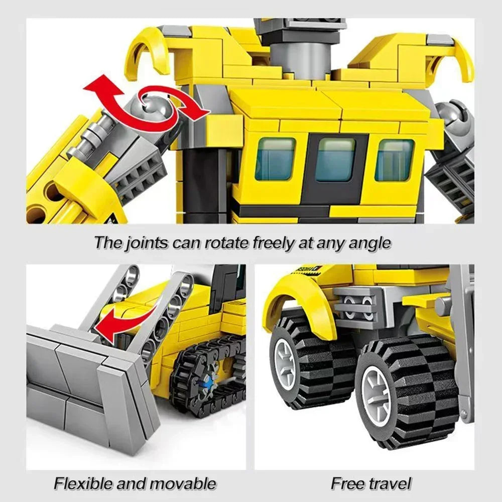 8-in-1 STEM Robot Building Kit – DIY Engineering Toy for Kids