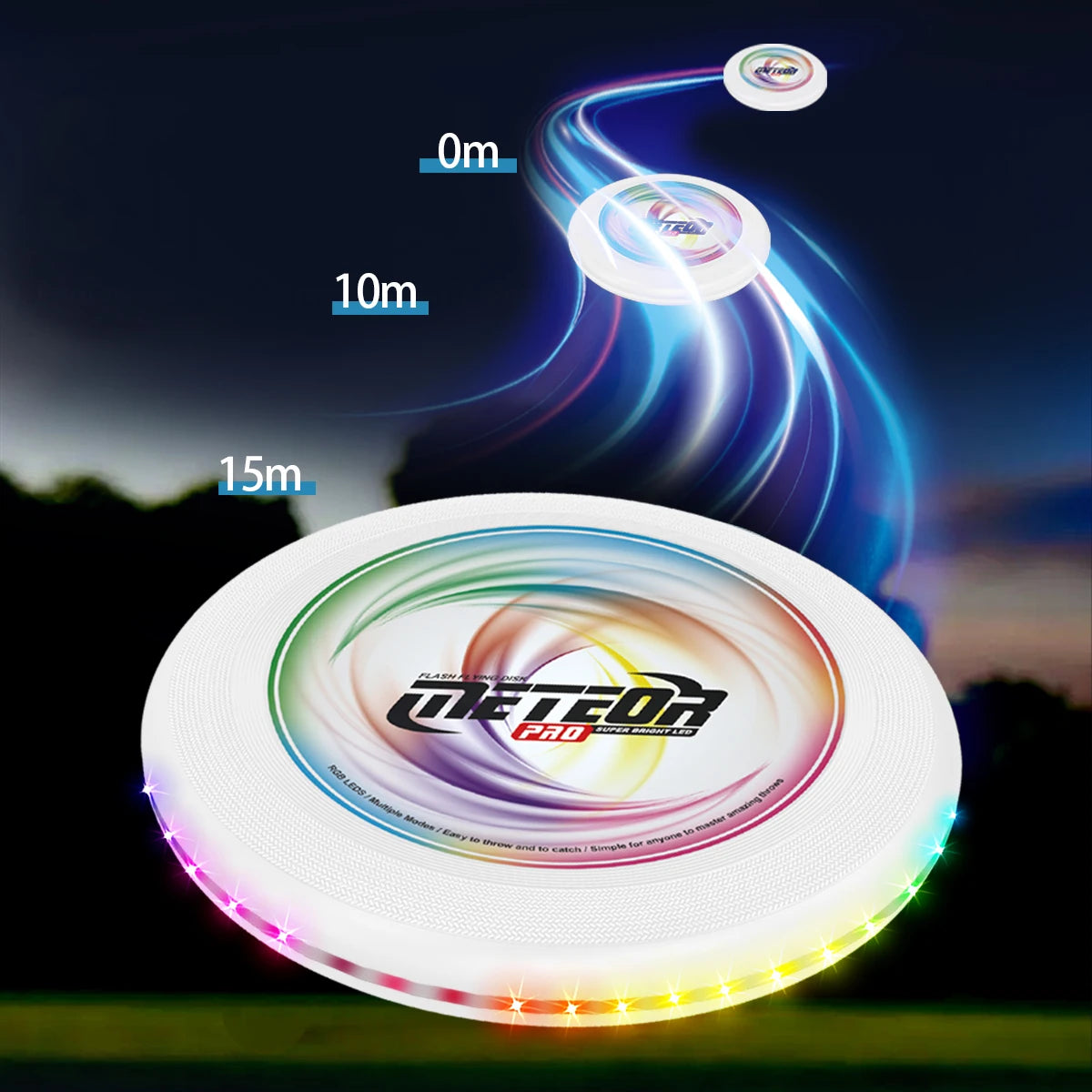 LED Flying Disc – Light-Up Outdoor Frisbee Toy for Kids