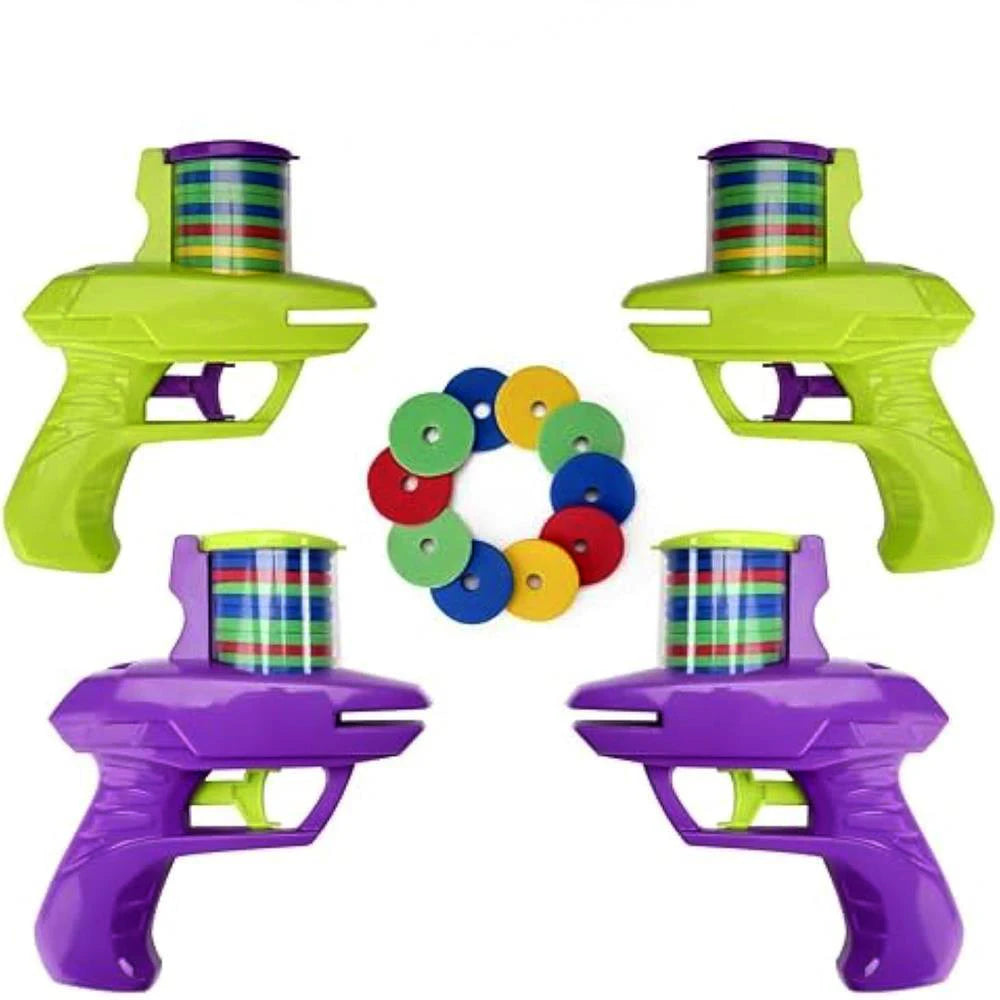Foam Disc Launcher Toy – Outdoor Shooting Game for Kids