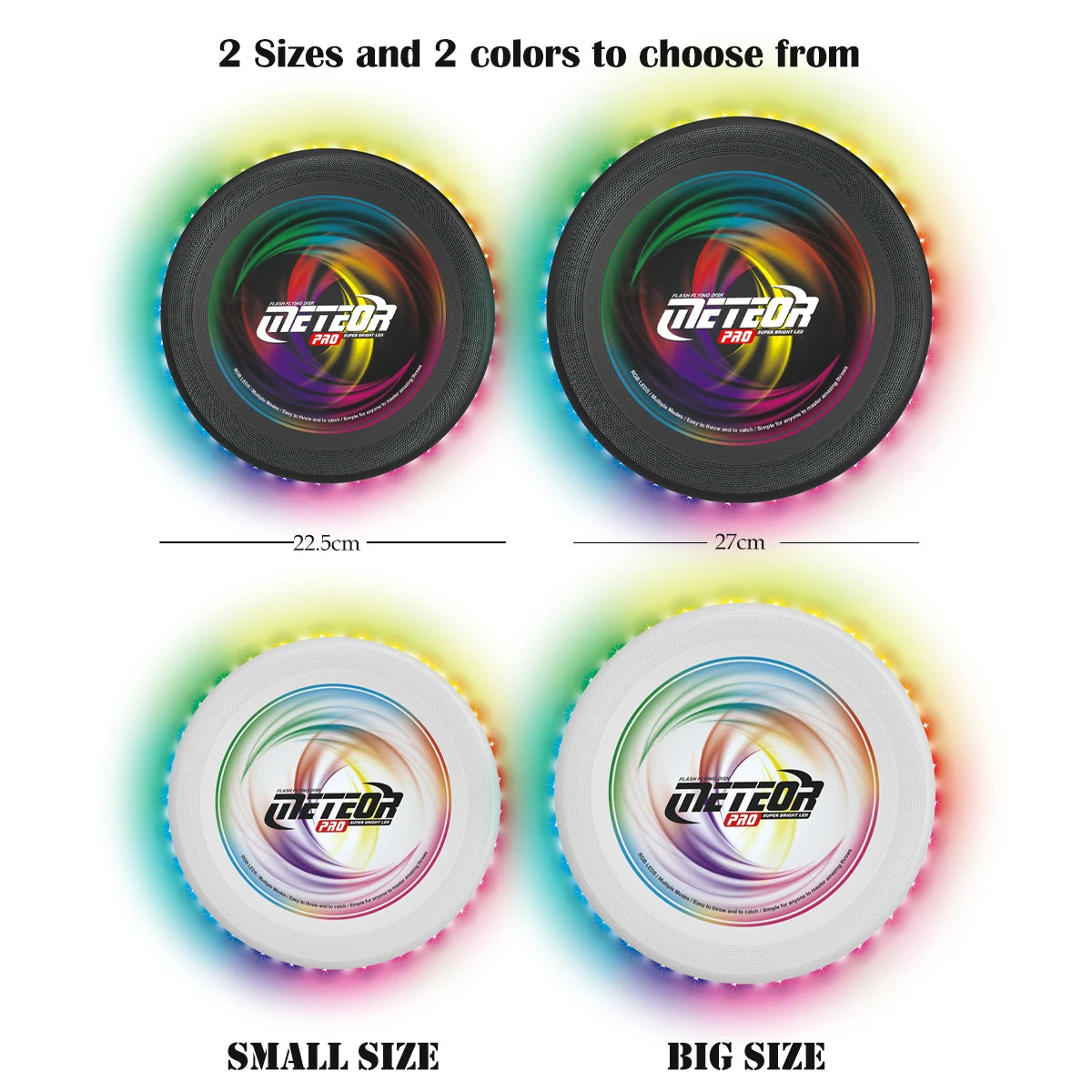 LED Flying Disc – Light-Up Outdoor Frisbee Toy for Kids