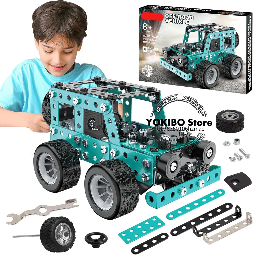 STEM Mechanical Truck Building Kit – 3D Engineering Toy for Kids