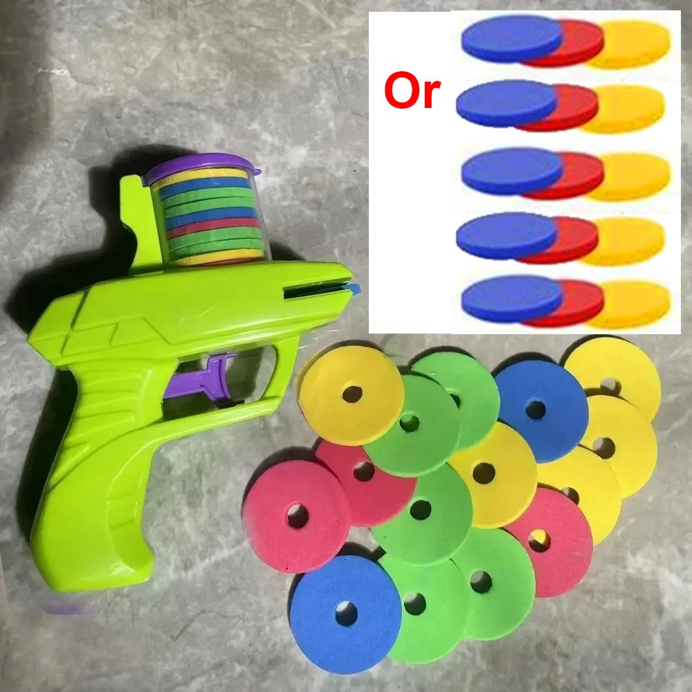 Foam Disc Launcher Toy – Outdoor Shooting Game for Kids