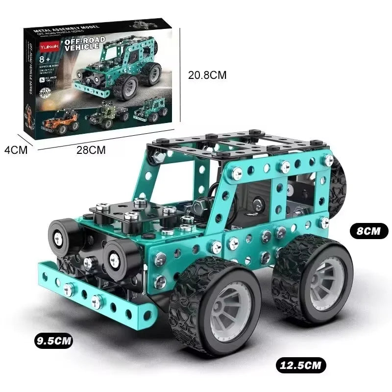 STEM Mechanical Truck Building Kit – 3D Engineering Toy for Kids