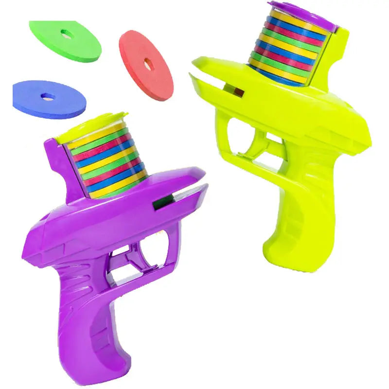 Foam Disc Launcher Toy – Outdoor Shooting Game for Kids