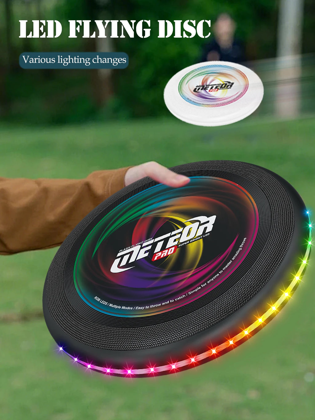 LED Flying Disc – Light-Up Outdoor Frisbee Toy for Kids
