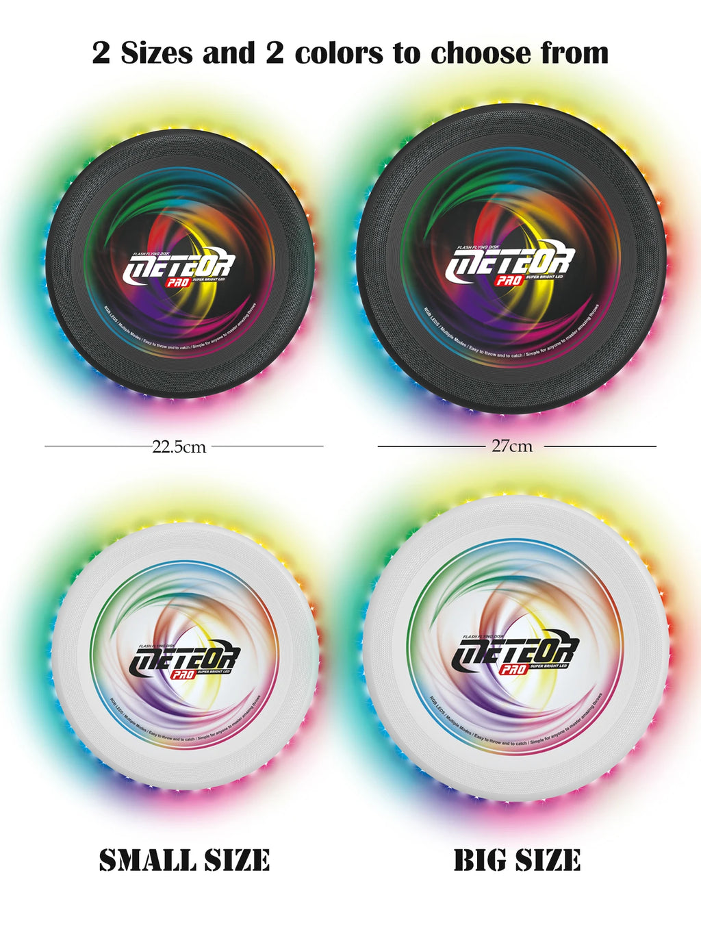 LED Flying Disc – Light-Up Outdoor Frisbee Toy for Kids