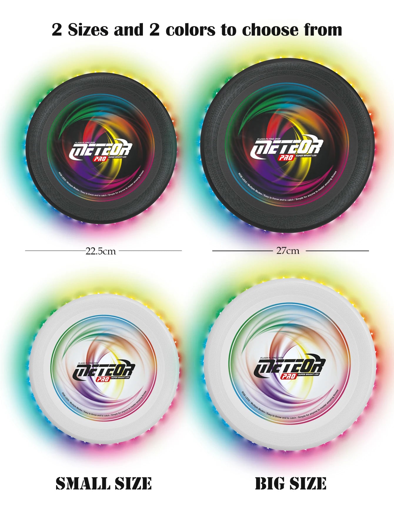 LED Flying Disc – Light-Up Outdoor Frisbee Toy for Kids