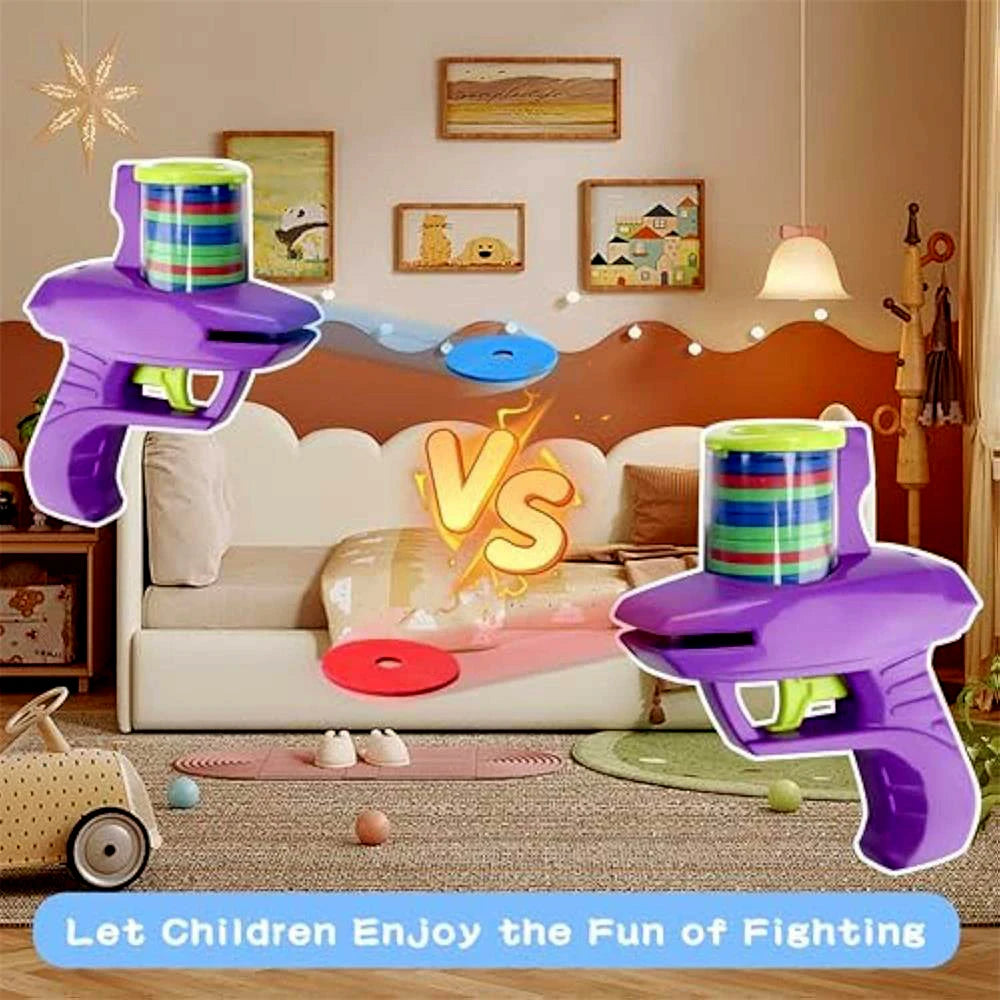 Foam Disc Launcher Toy – Outdoor Shooting Game for Kids
