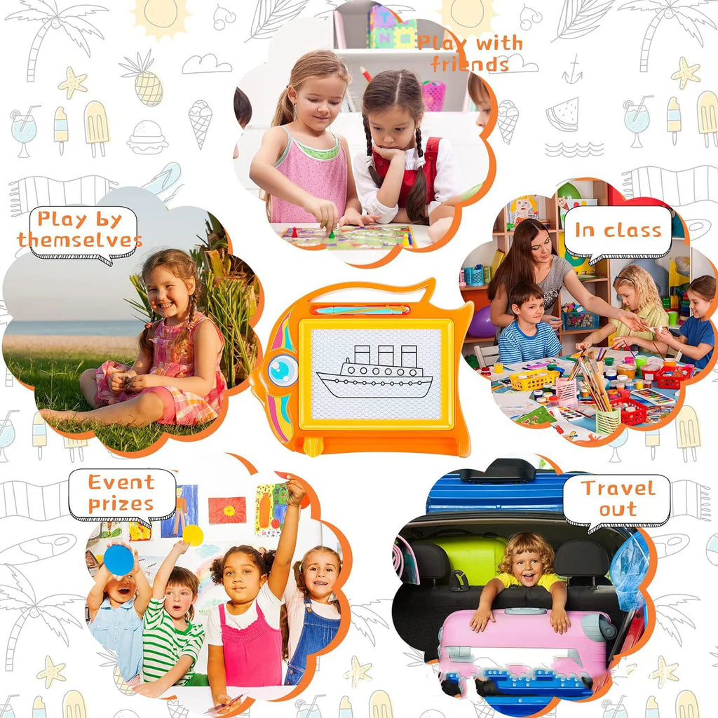 Children's colored magnetic small drawing board for early education, graffiti drawing, writing board, puzzle toy