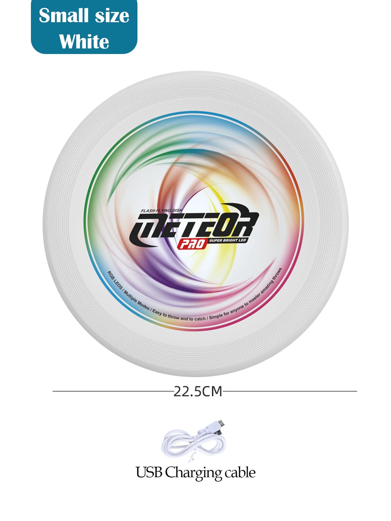 LED Flying Disc – Light-Up Outdoor Frisbee Toy for Kids