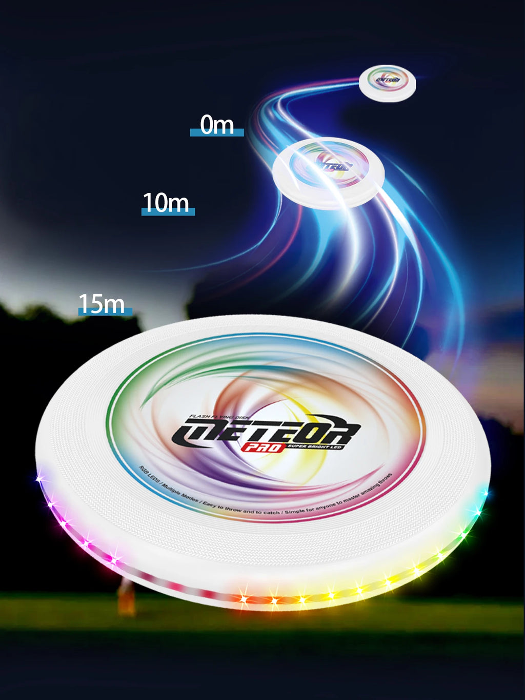 LED Flying Disc – Light-Up Outdoor Frisbee Toy for Kids