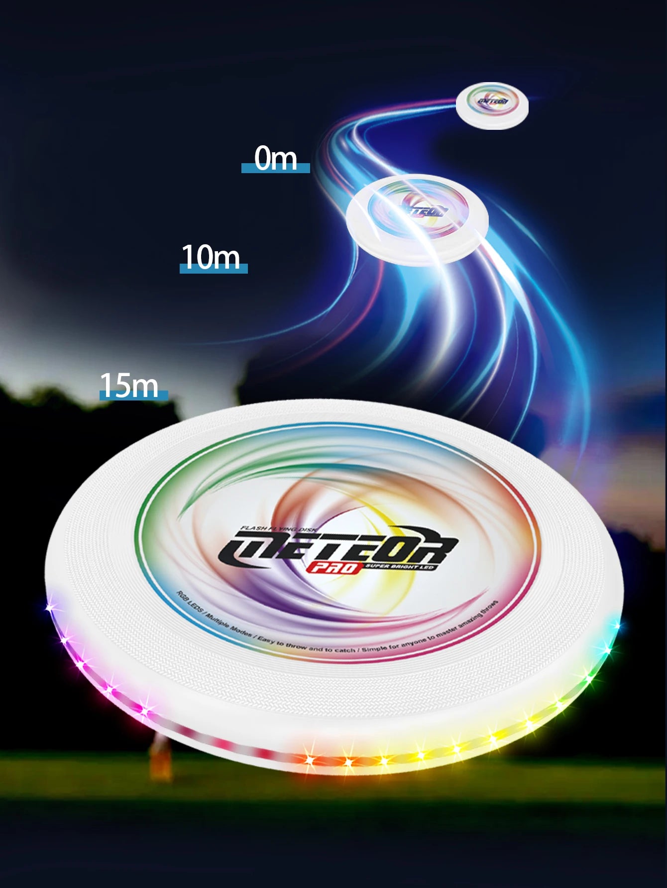 LED Flying Disc – Light-Up Outdoor Frisbee Toy for Kids