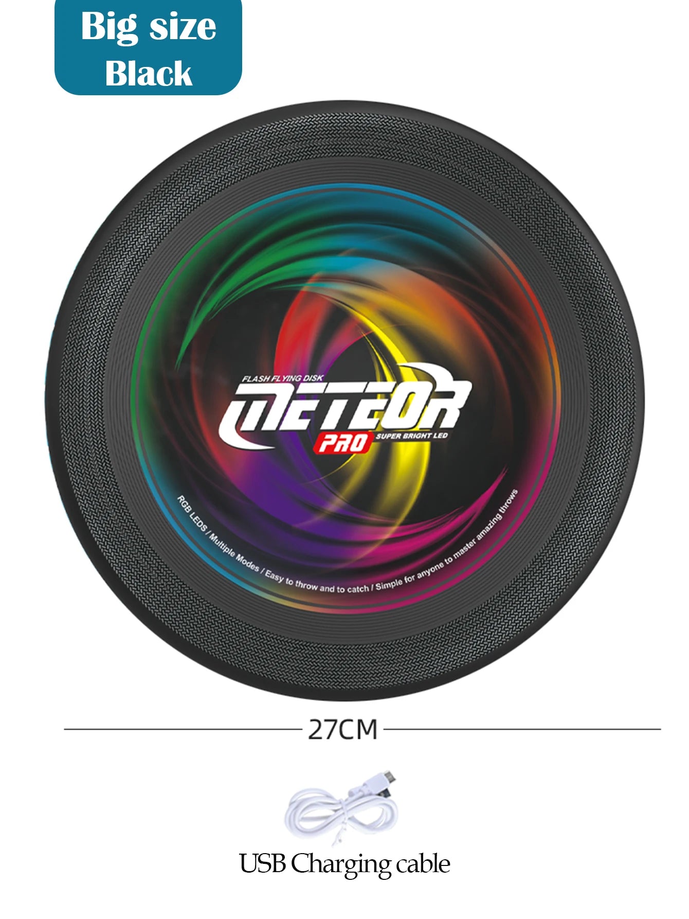 LED Flying Disc – Light-Up Outdoor Frisbee Toy for Kids