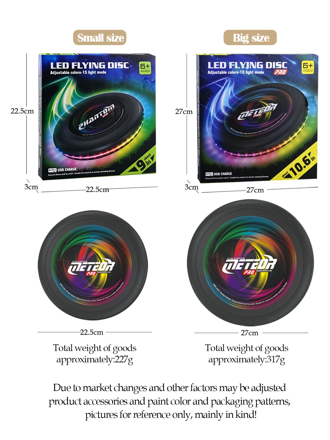 LED Flying Disc – Light-Up Outdoor Frisbee Toy for Kids