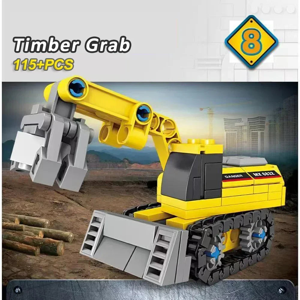 8-in-1 STEM Robot Building Kit – DIY Engineering Toy for Kids