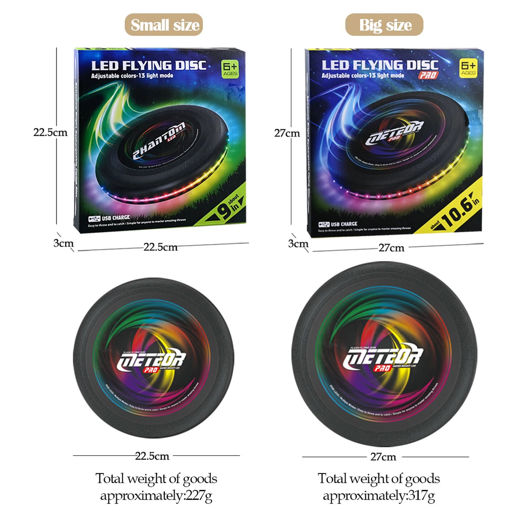 LED Flying Disc – Light-Up Outdoor Frisbee Toy for Kids