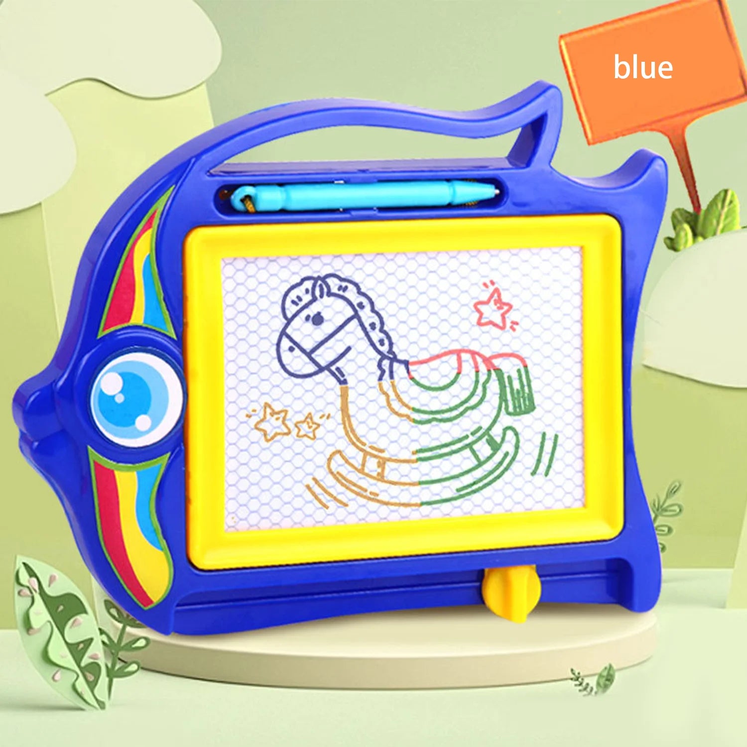 Children's colored magnetic small drawing board for early education, graffiti drawing, writing board, puzzle toy