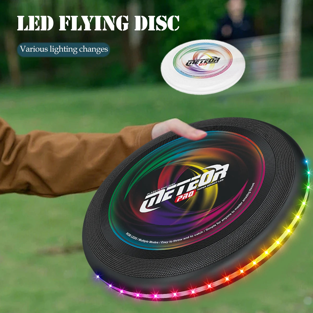 LED Flying Disc – Light-Up Outdoor Frisbee Toy for Kids