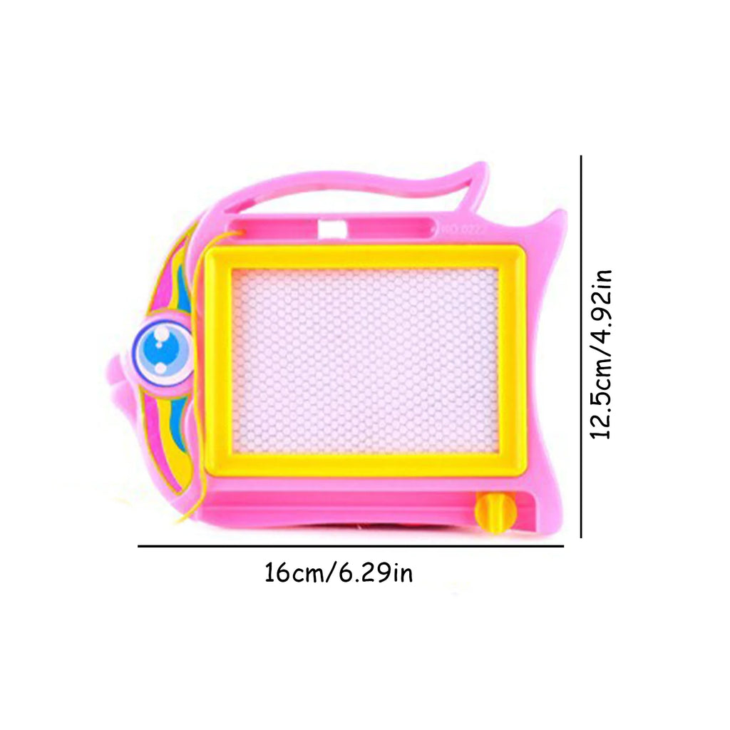 Children's colored magnetic small drawing board for early education, graffiti drawing, writing board, puzzle toy