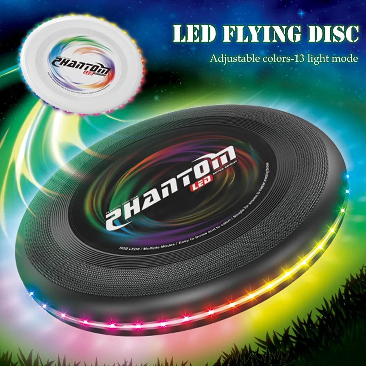 LED Flying Disc – Light-Up Outdoor Frisbee Toy for Kids